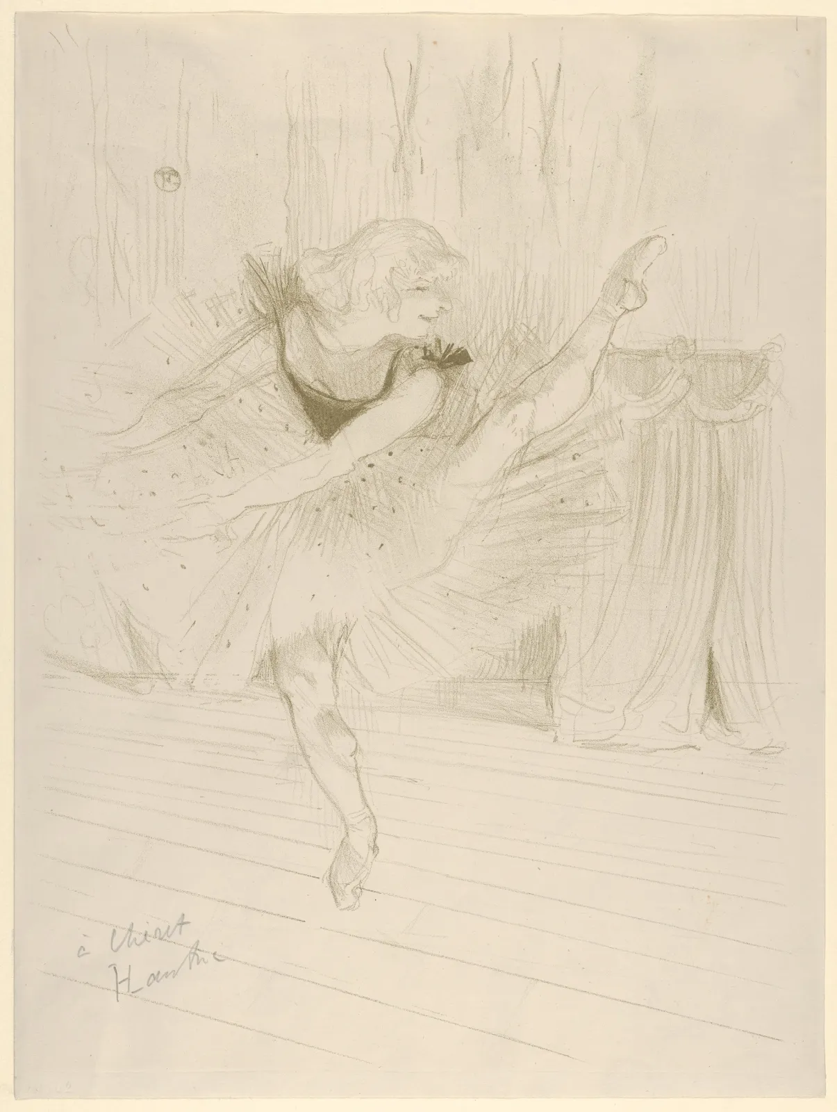 Miss Ida Heath, English Dancer, Henri de Toulouse-Lautrec