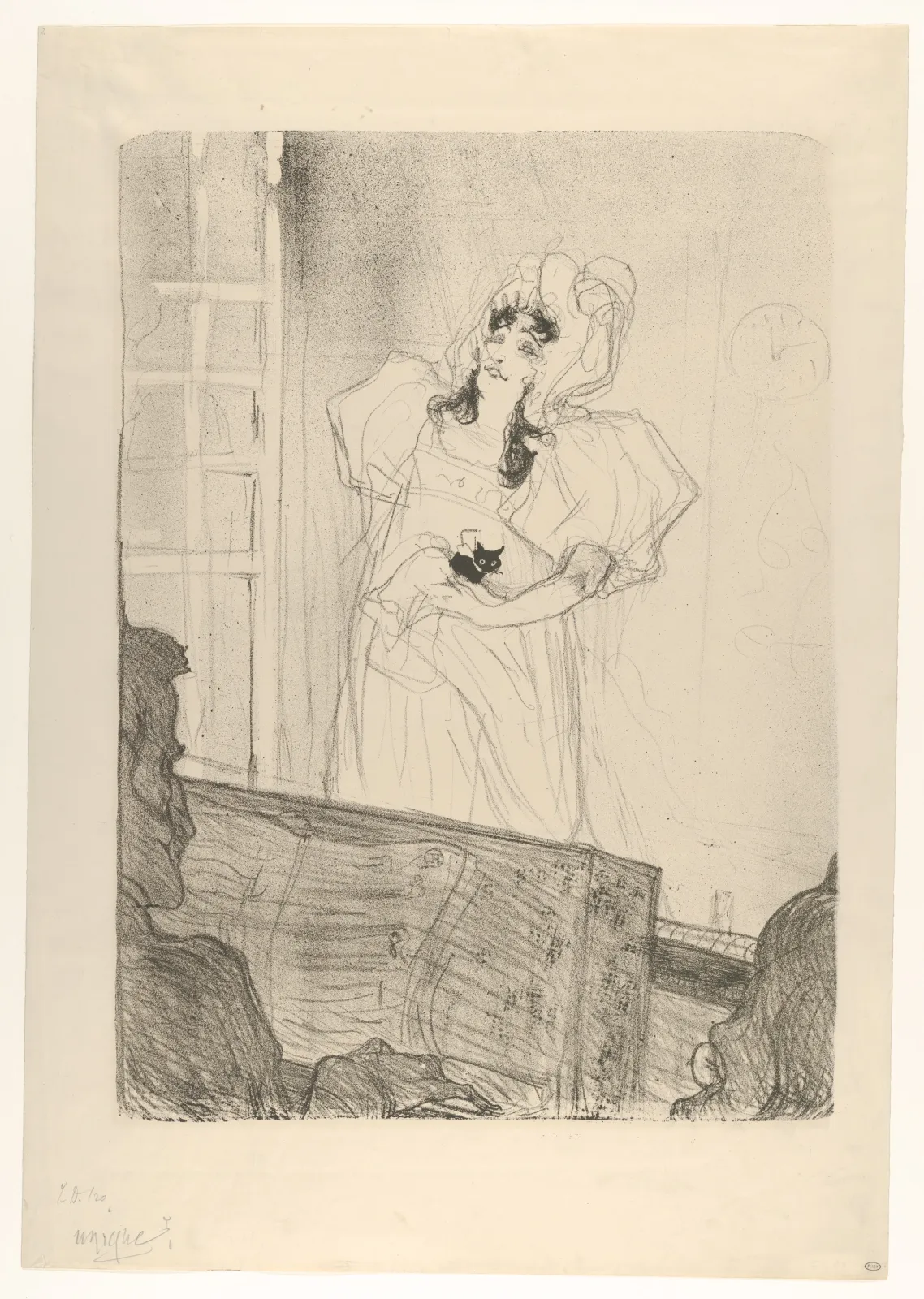 Miss May Belfort (Medium Plate), Henri de Toulouse-Lautrec