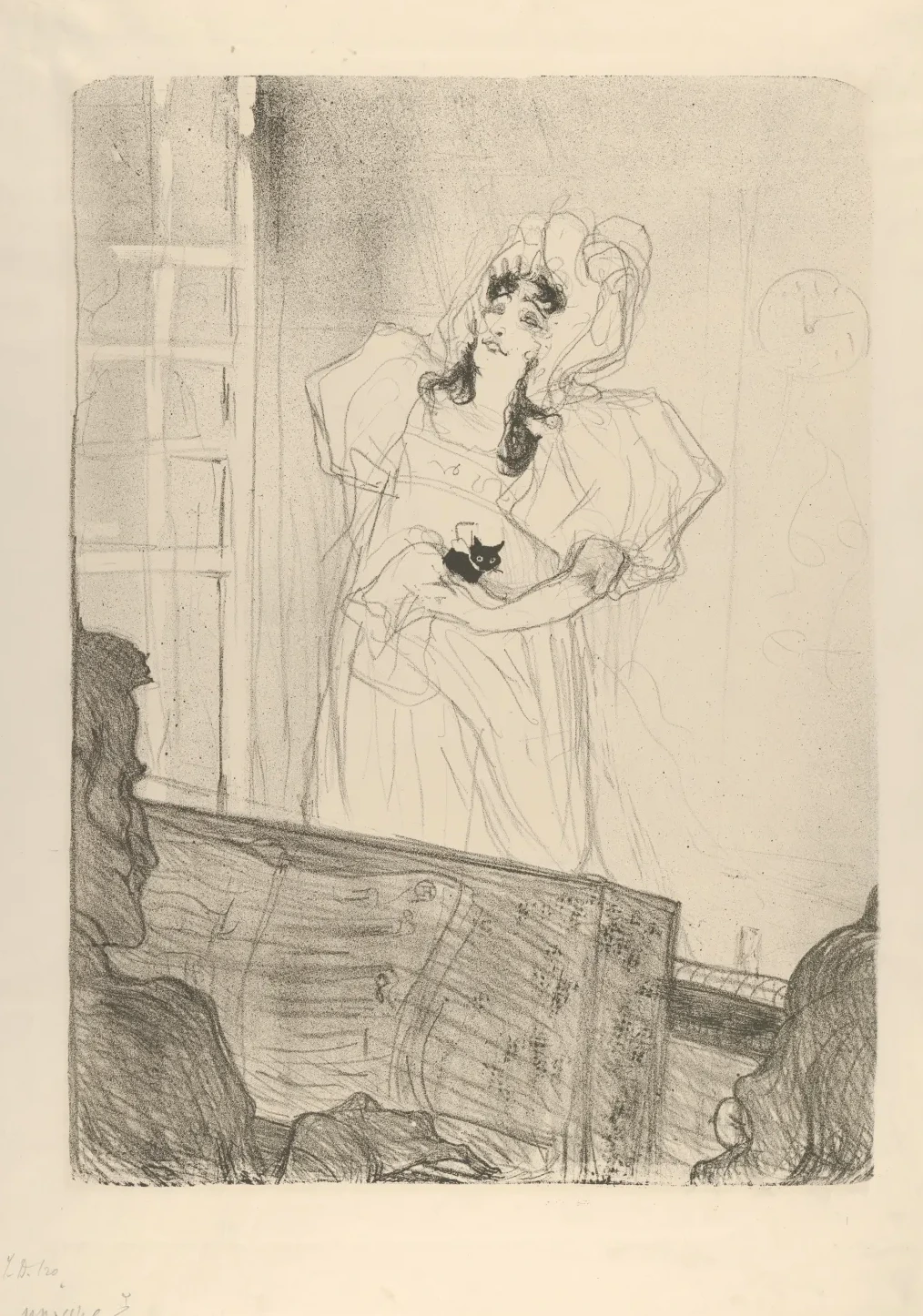 Miss May Belfort (Medium Plate), Henri de Toulouse-Lautrec