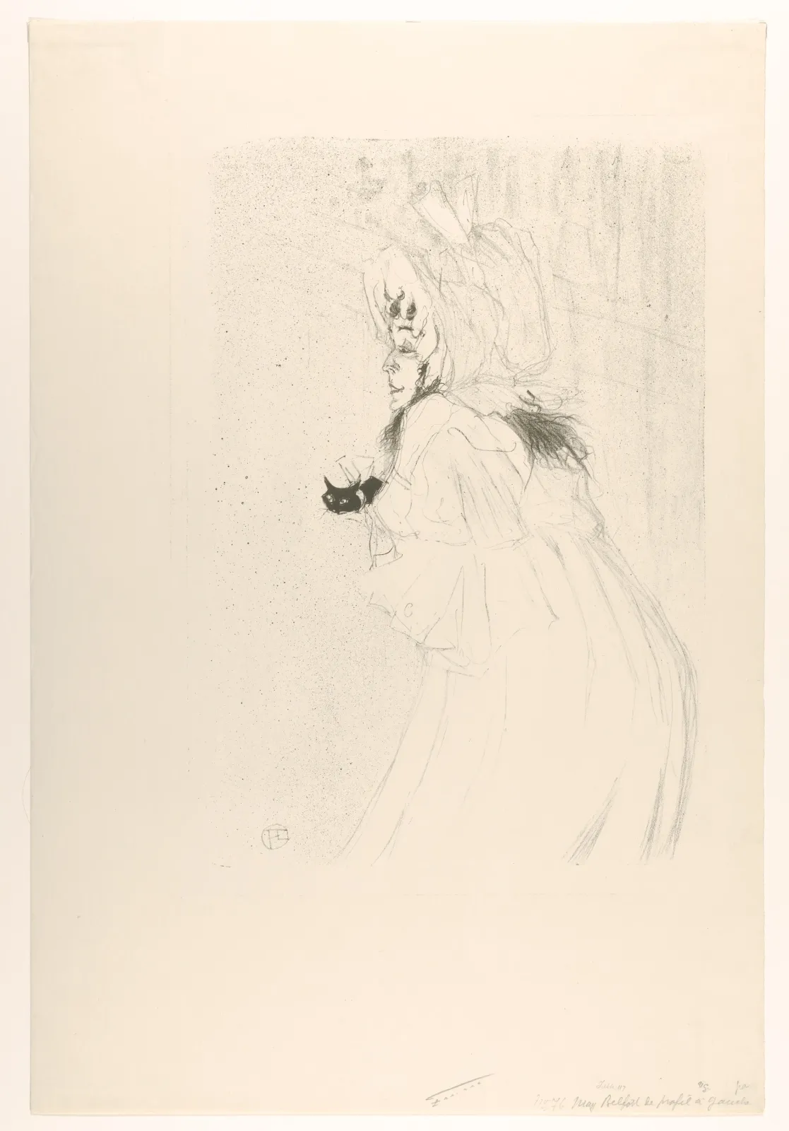 Miss May Belfort Taking a Bow, Henri de Toulouse-Lautrec