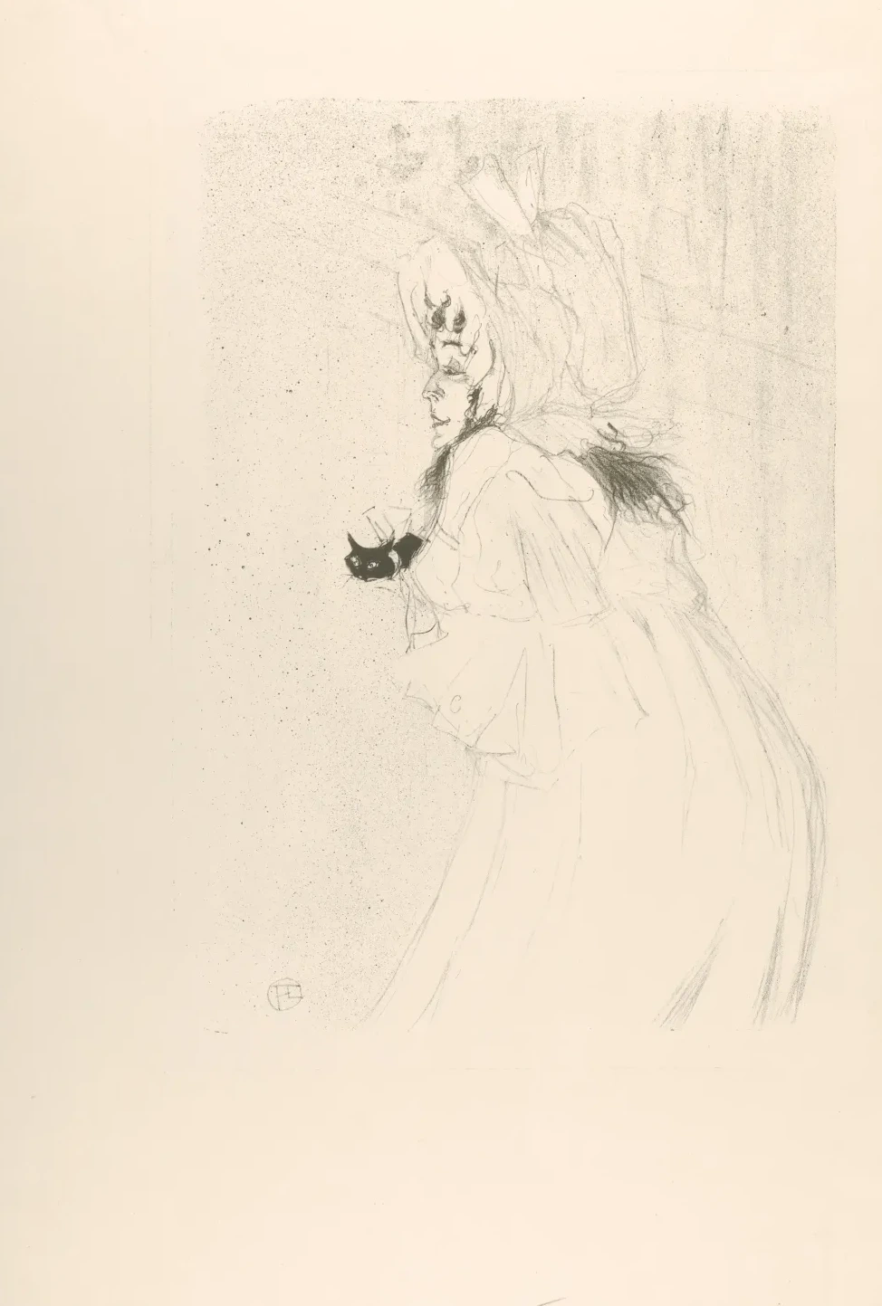 Miss May Belfort Taking a Bow, Henri de Toulouse-Lautrec