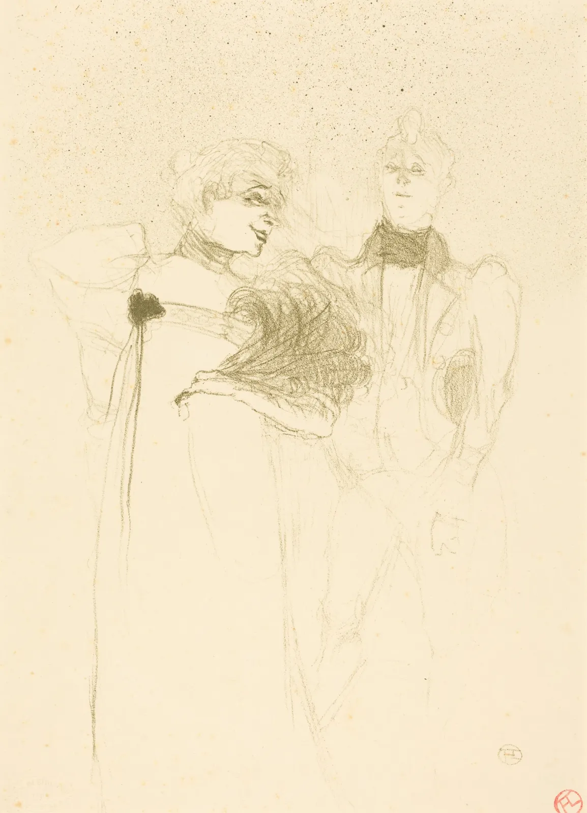 Mlle. Lender in "Madame Satan" (Mlle. Lender dans "Madame Satan"), Henri de Toulouse-Lautrec