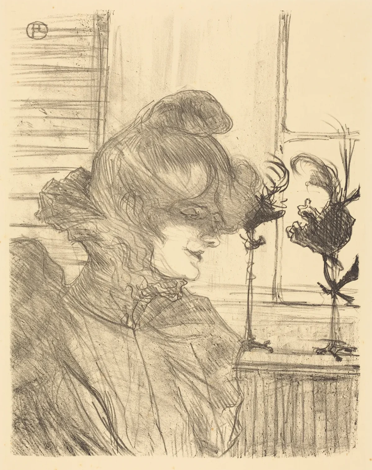Mme. Le Marguoin, Milliner (Mme. Le Marguoin, modiste), Henri de Toulouse-Lautrec