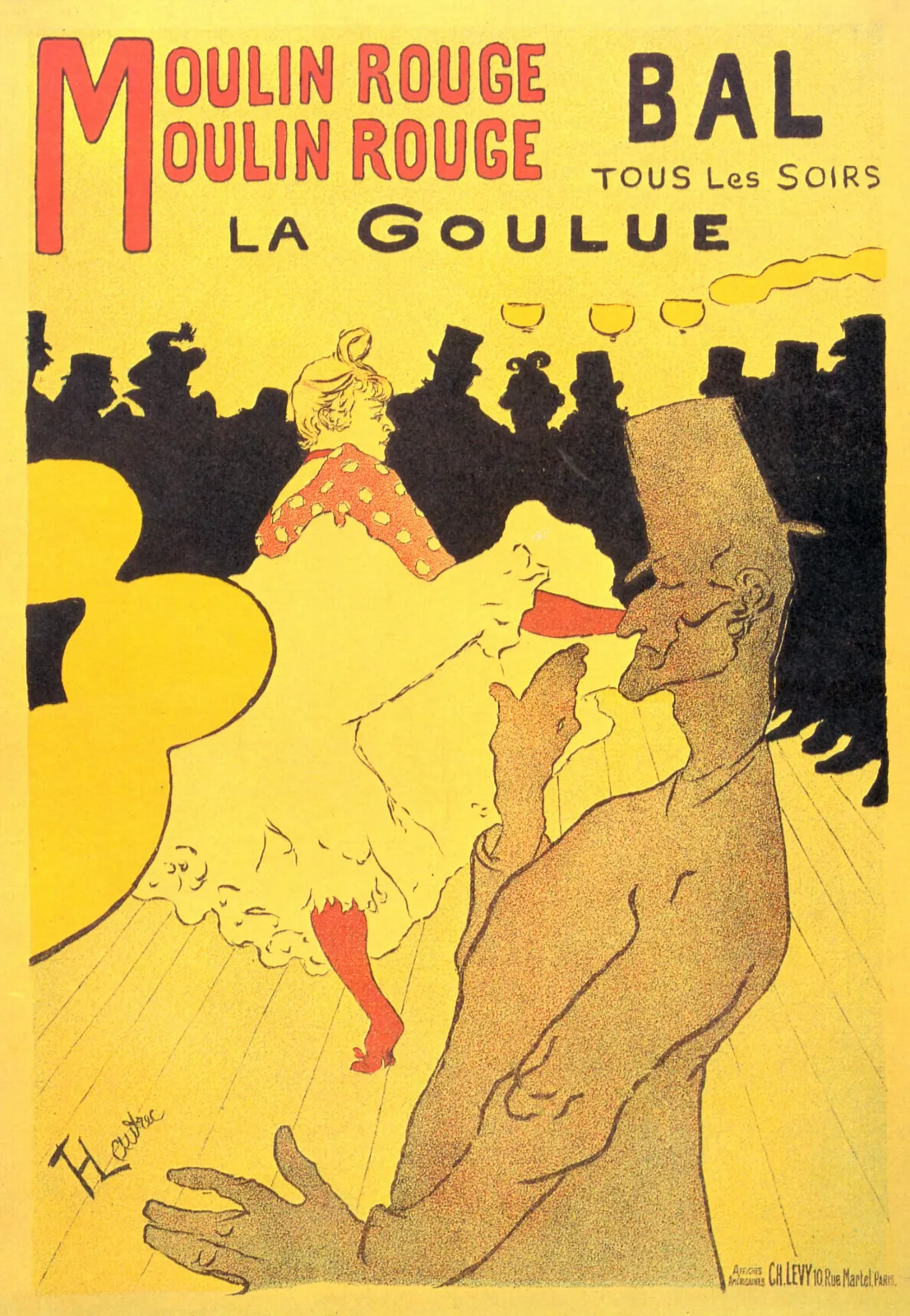 Moulin-Rouge - La Goulue, Henri de Toulouse-Lautrec