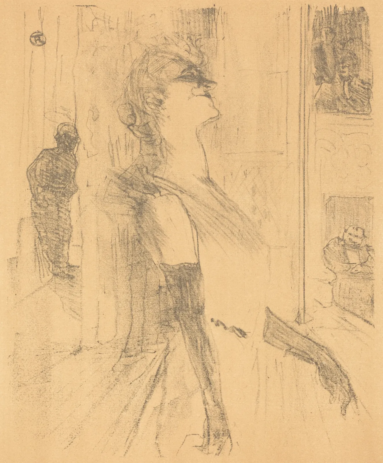 On the Stage (Sur la scène), Henri de Toulouse-Lautrec