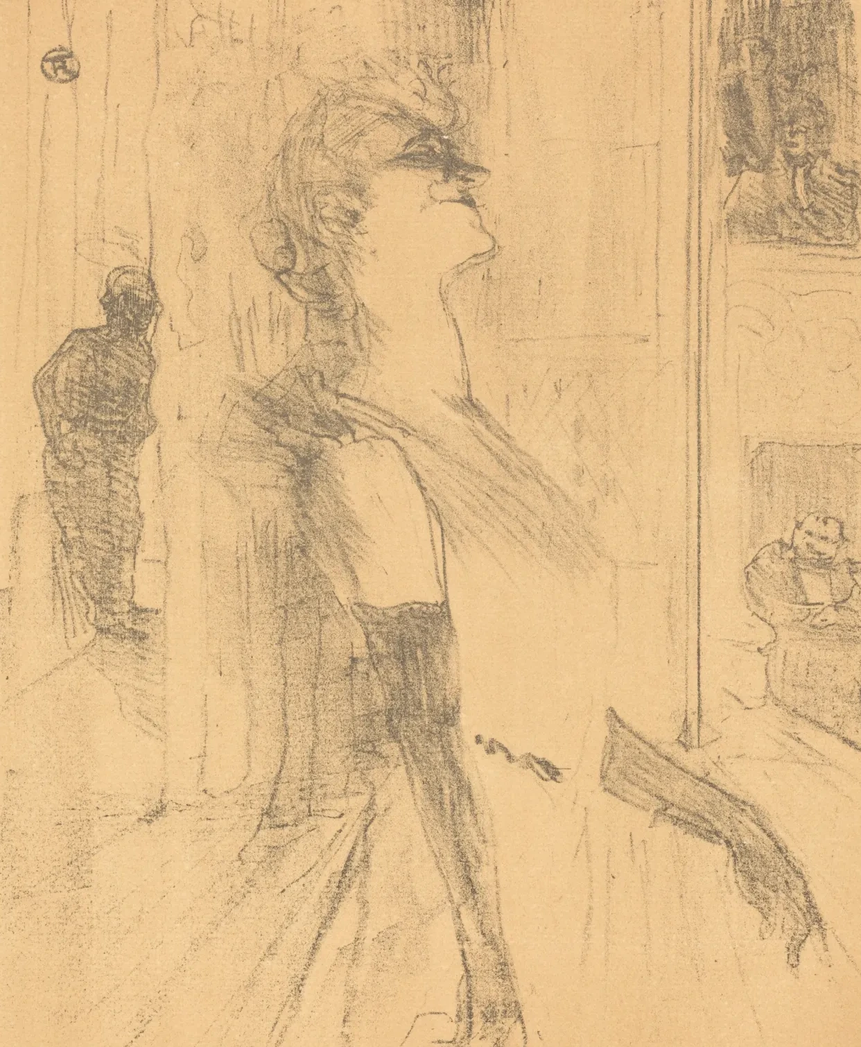 No palco, Henri de Toulouse-Lautrec