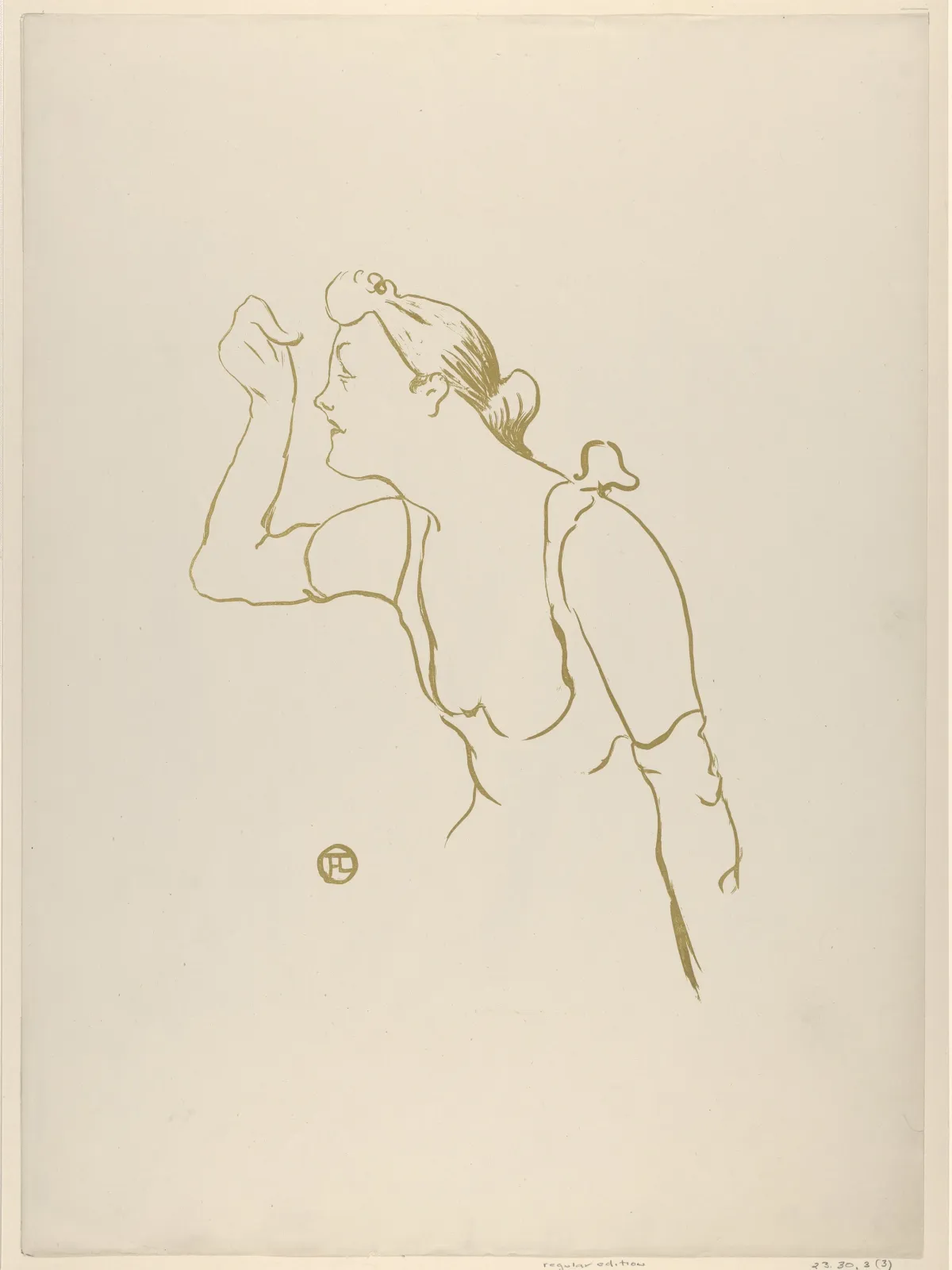 Paula Brébion (from Le Café Concert), Henri de Toulouse-Lautrec