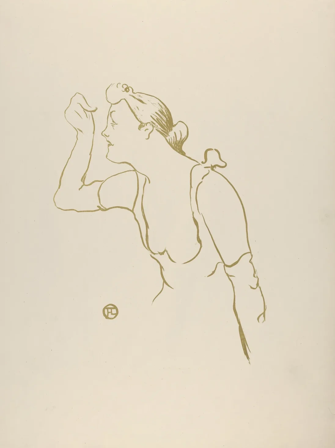 Paula Brébion (from Le Café Concert), Henri de Toulouse-Lautrec