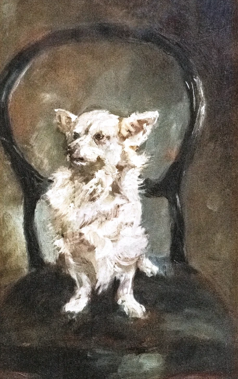 Petite chienne blanche, Henri de Toulouse-Lautrec