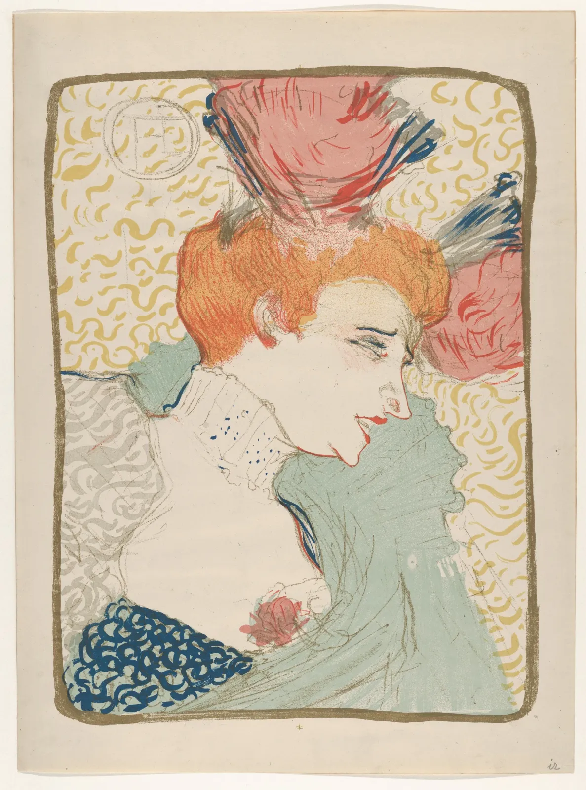Portrait Bust of Mademoiselle Marcelle Lender, Henri de Toulouse-Lautrec