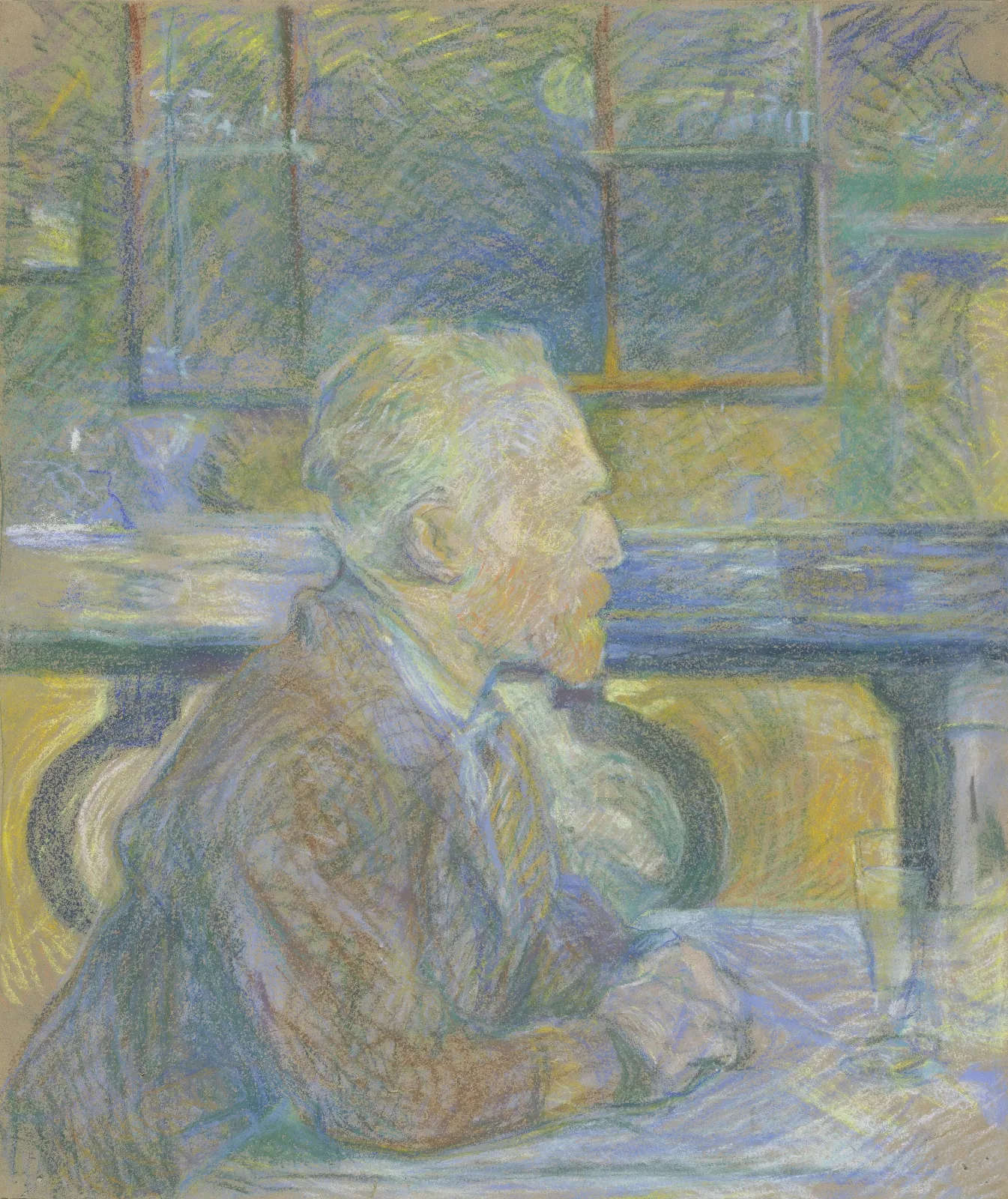 Portrait de Vincent van Gogh, Henri de Toulouse-Lautrec