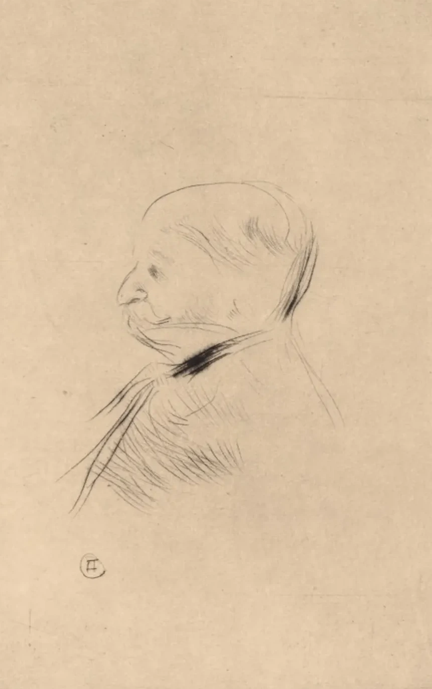 Portrait of a Man (Portrait d'un homme), Henri de Toulouse-Lautrec
