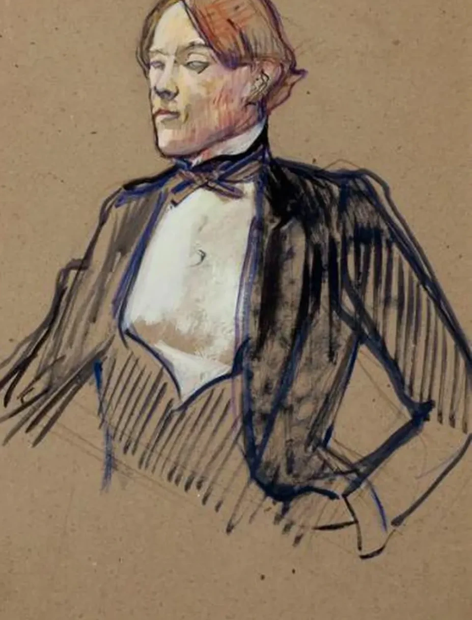 Portrait of Charles Conder, Henri de Toulouse-Lautrec