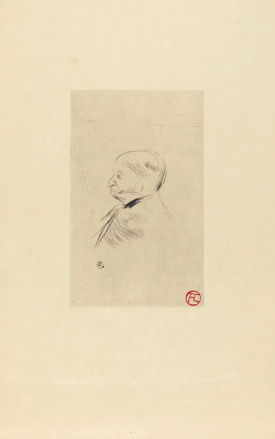Portrait of M. X (Portrait de M. X), Henri de Toulouse-Lautrec