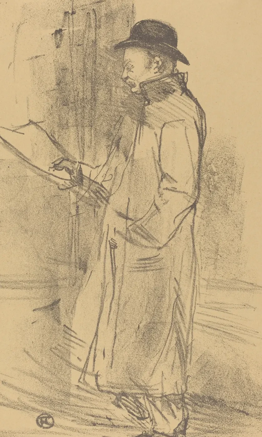 Program for "Benefice Gemier" (Programme du "Bénéfice Gémier"), Henri de Toulouse-Lautrec
