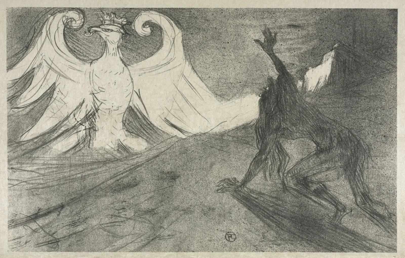 Project for Frontispiece to: Au pied du Sinaï, Henri de Toulouse-Lautrec