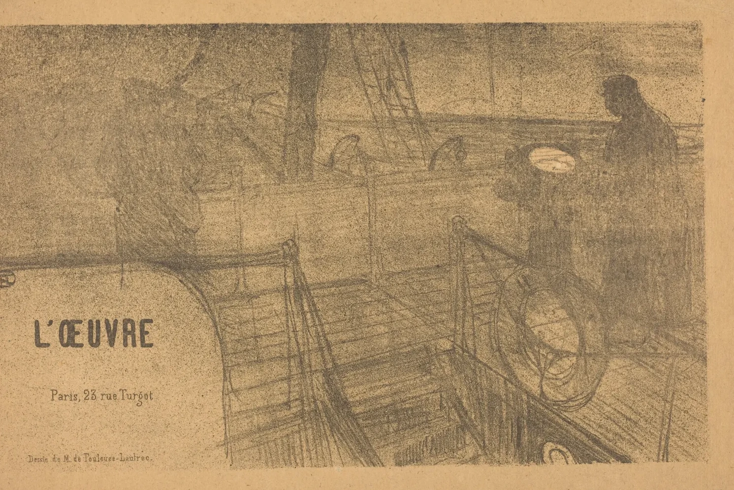 Prospectus Programme de l'Oeuvre, Henri de Toulouse-Lautrec