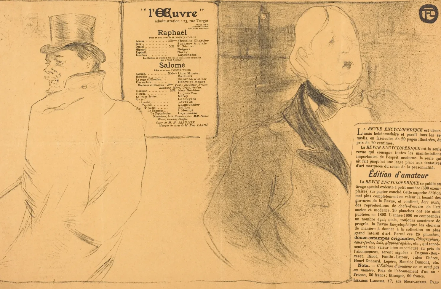 Raphaël; Salomé, Henri de Toulouse-Lautrec