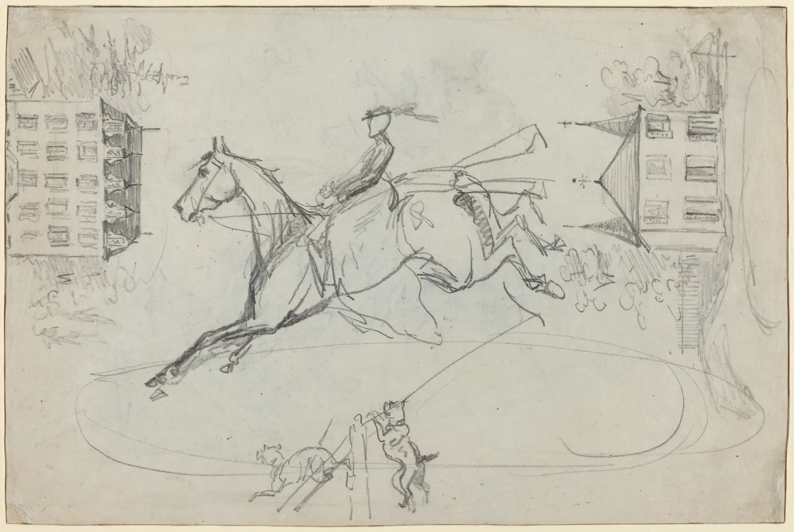 Sheet of Sketches, Henri de Toulouse-Lautrec