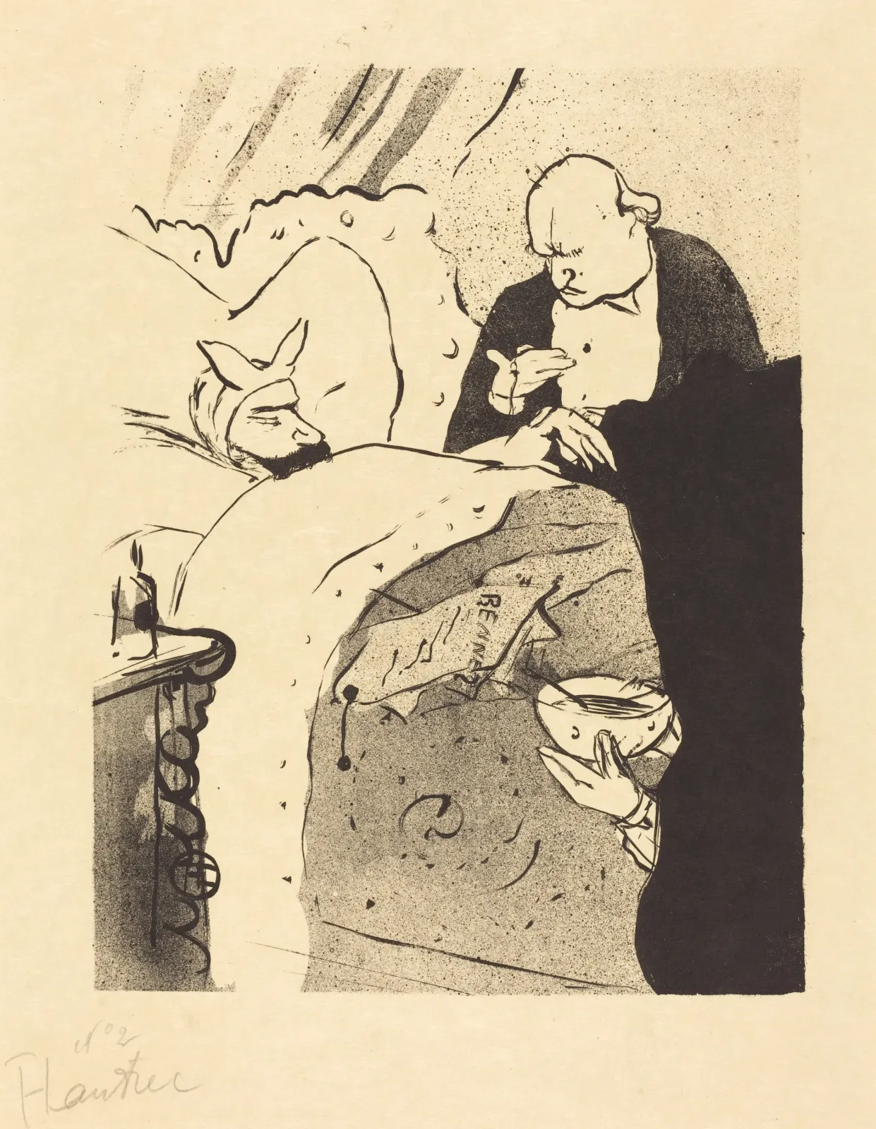 Sick Carnot! (Carnot malade!), Henri de Toulouse-Lautrec