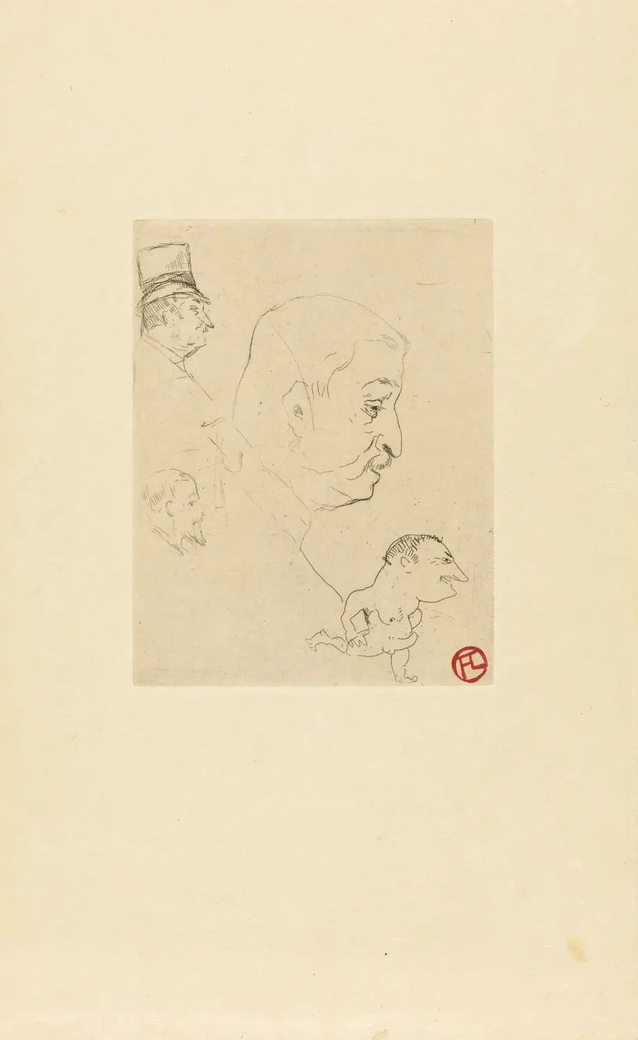 Sketch (Croquis), Henri de Toulouse-Lautrec
