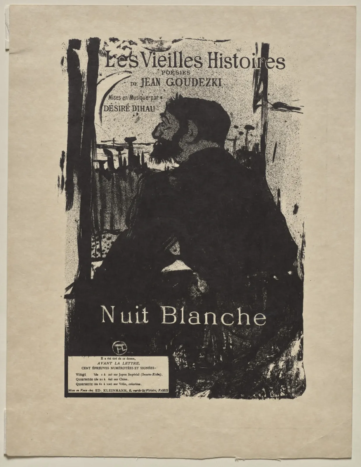 Sleepless Night, Henri de Toulouse-Lautrec