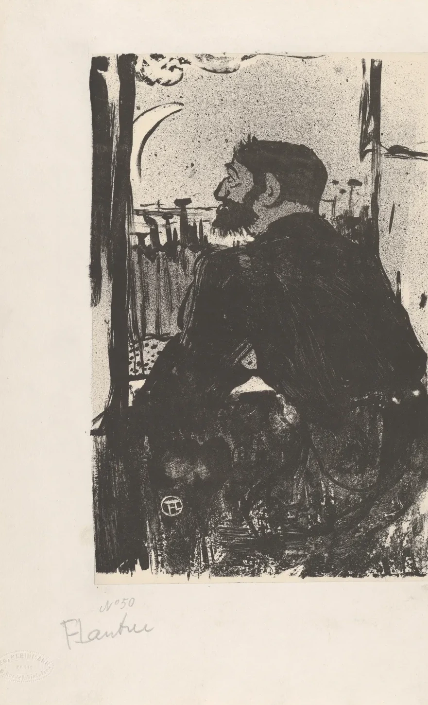 Sleepless Night (from Les Vieilles Histoires), Henri de Toulouse-Lautrec