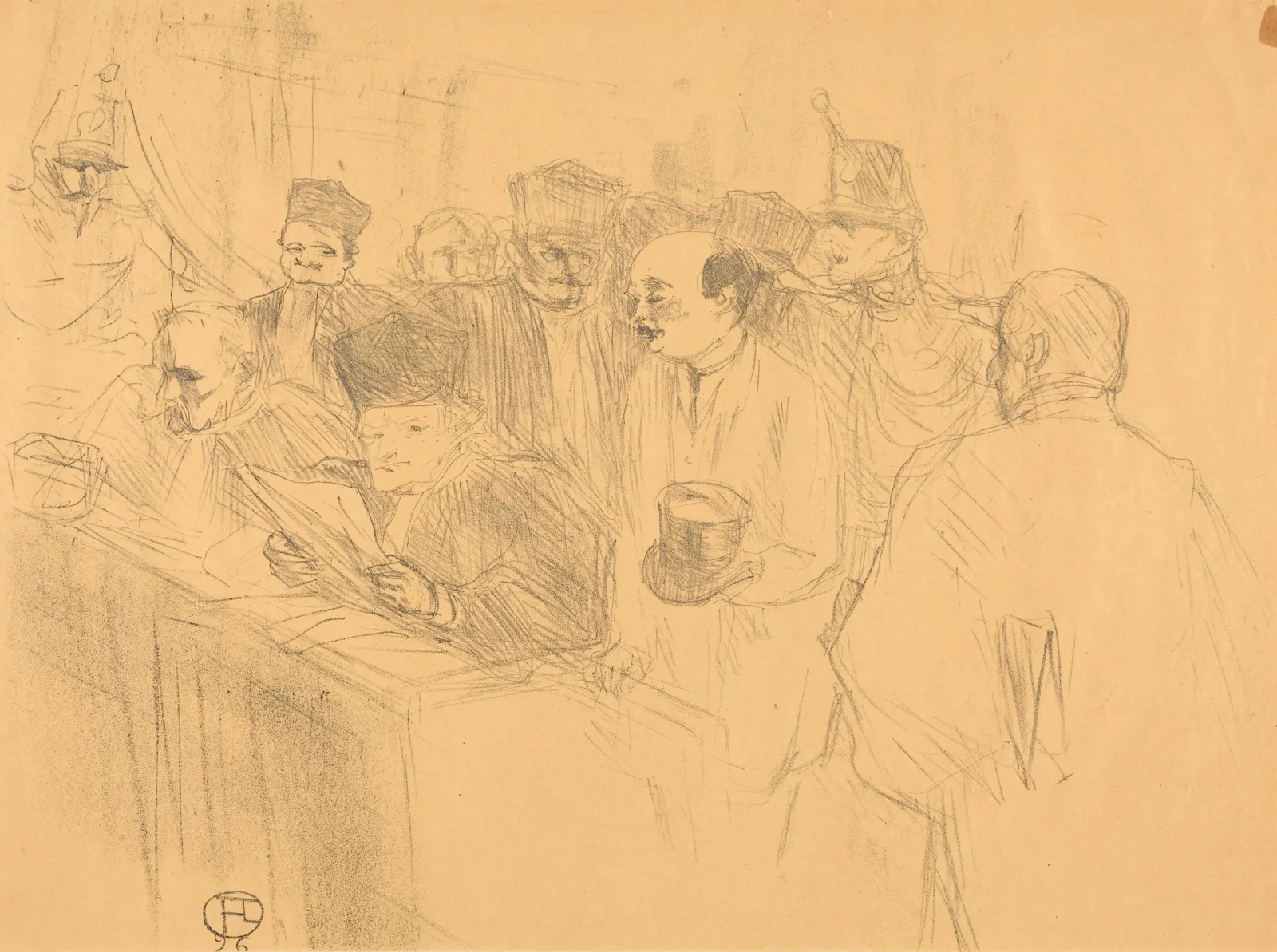 Soudais Deposition (Déposition Soudais), Henri de Toulouse-Lautrec
