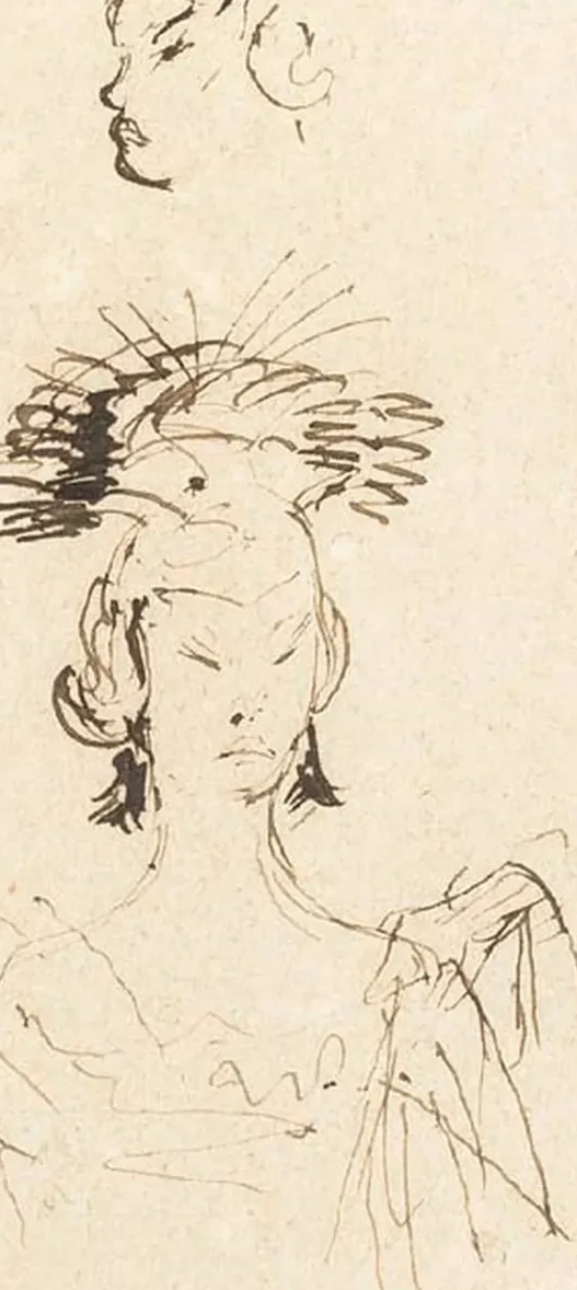 Souvenir de l'Exposition Universelle : une femme arabe, Henri de Toulouse-Lautrec