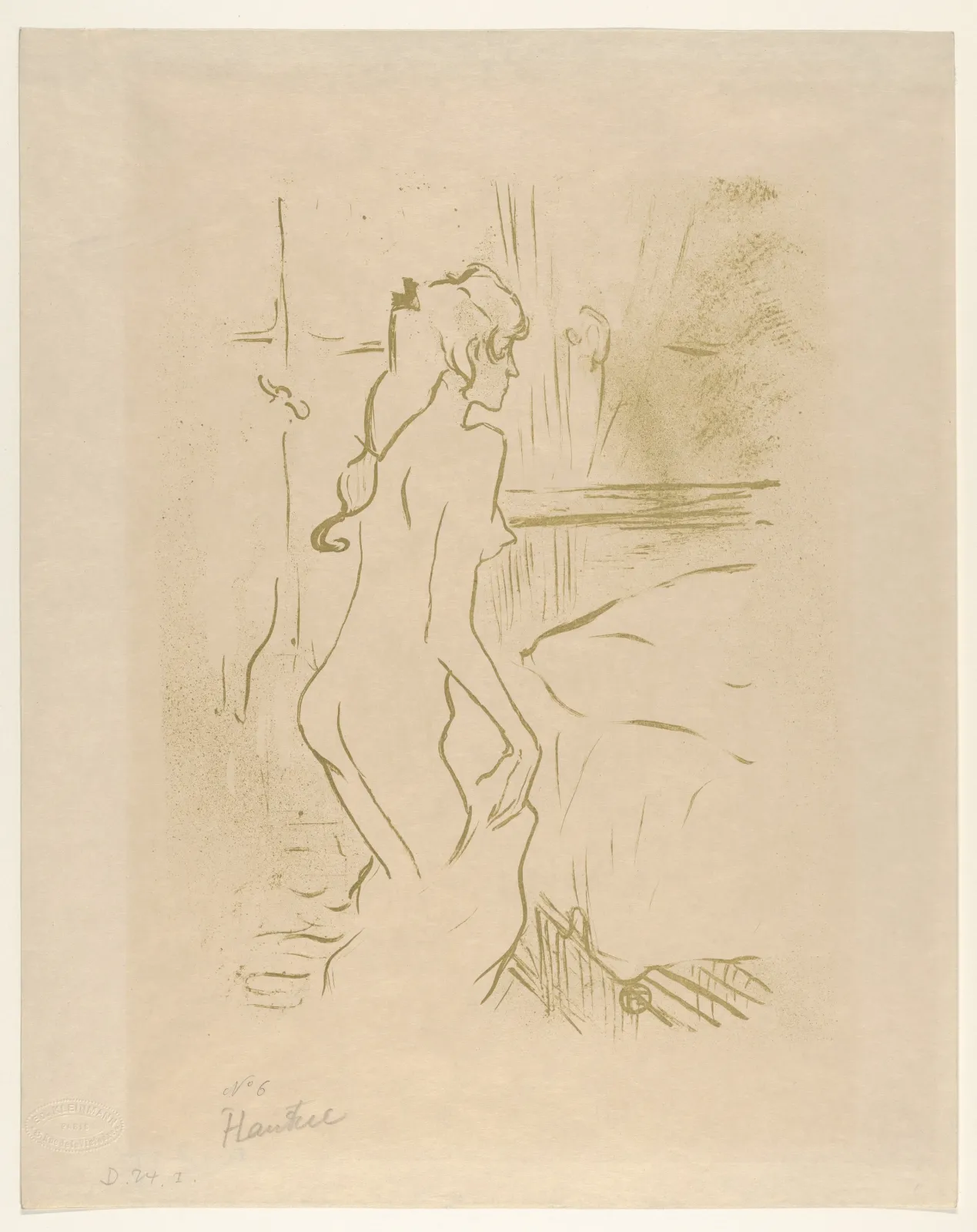 Study of a Woman, Henri de Toulouse-Lautrec