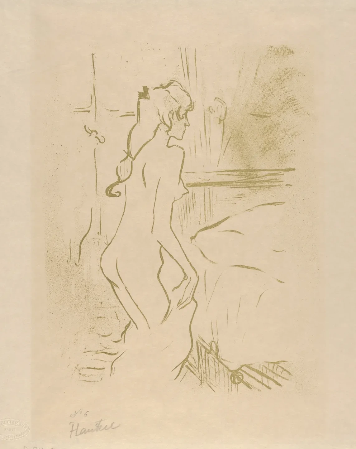 Study of a Woman, Henri de Toulouse-Lautrec