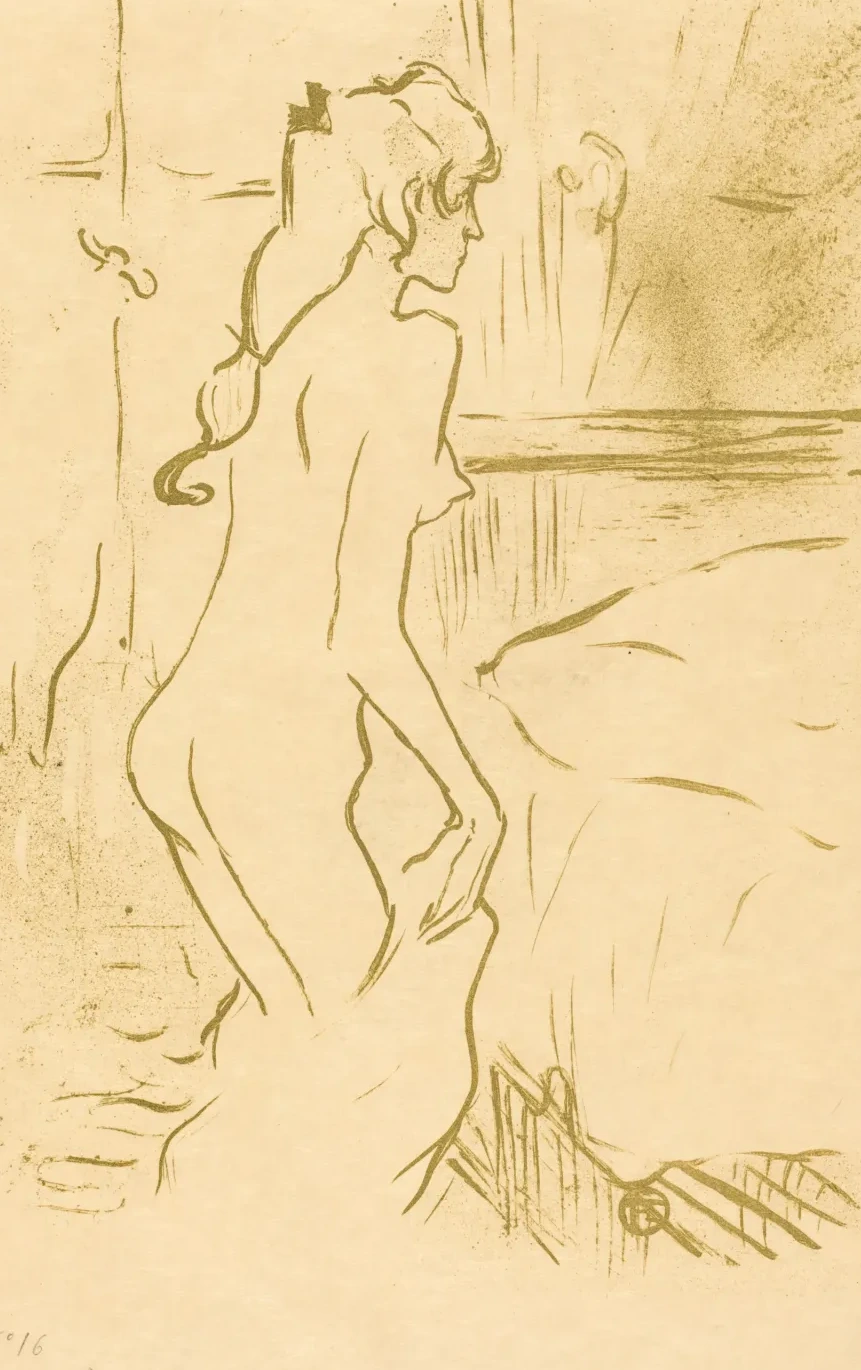 Study of a Woman (Etude de femme), Henri de Toulouse-Lautrec