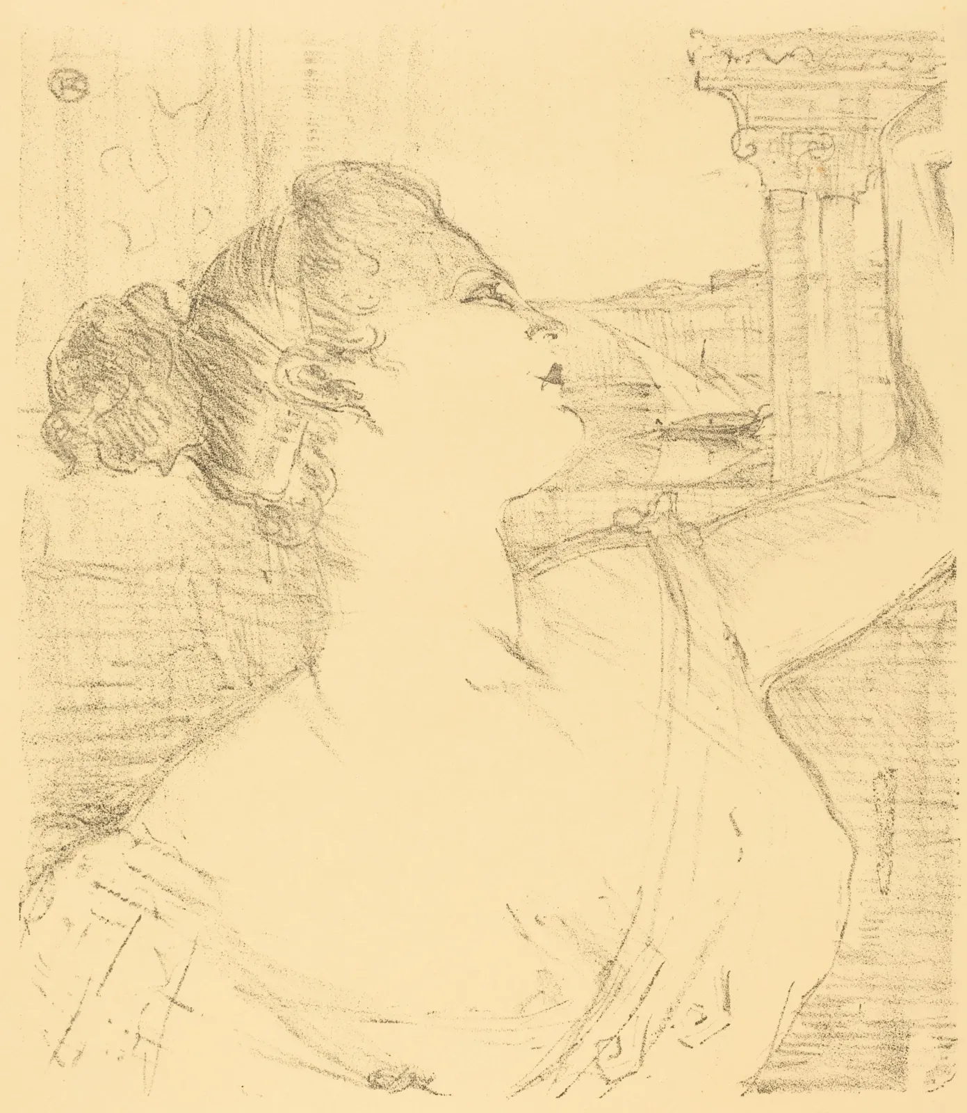 Subra of the Opera? (Subra, de l'opéra?), Henri de Toulouse-Lautrec