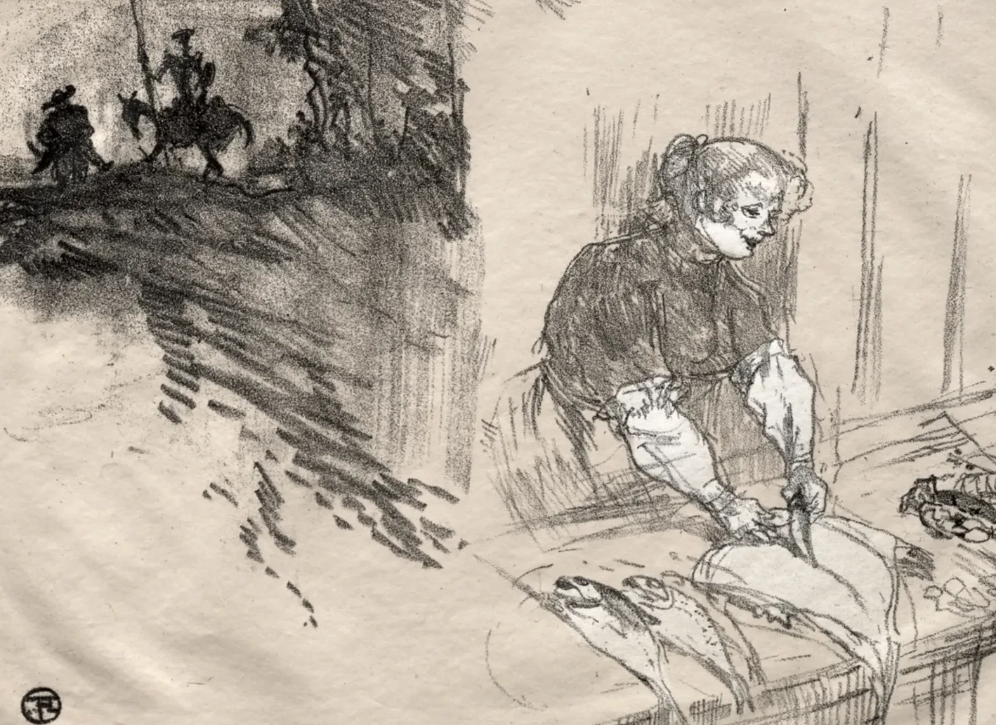The Brief Joys: Cover, Henri de Toulouse-Lautrec