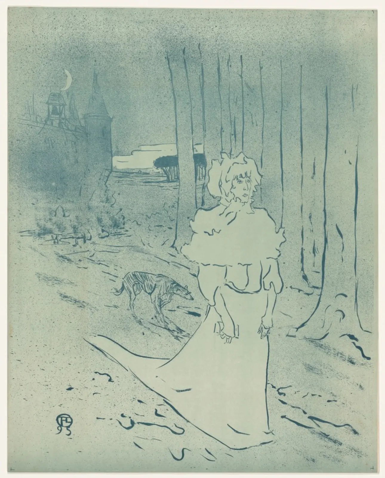 The Chatelaine or the Tocsin, Henri de Toulouse-Lautrec