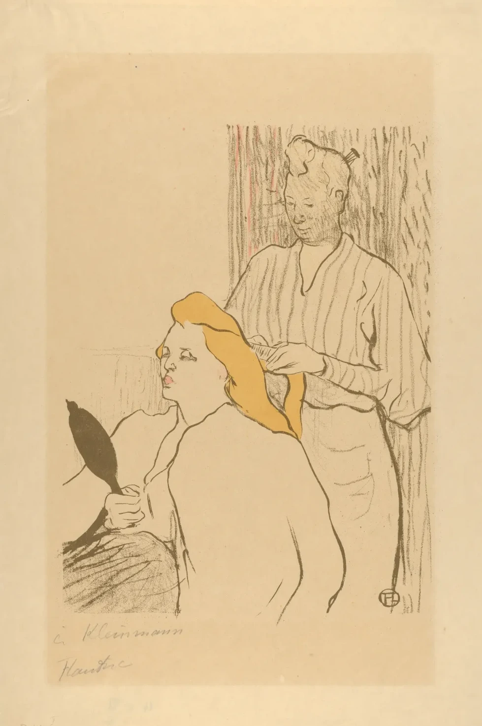 The Coiffure (Playbill for the Théâtre Libre), Henri de Toulouse-Lautrec