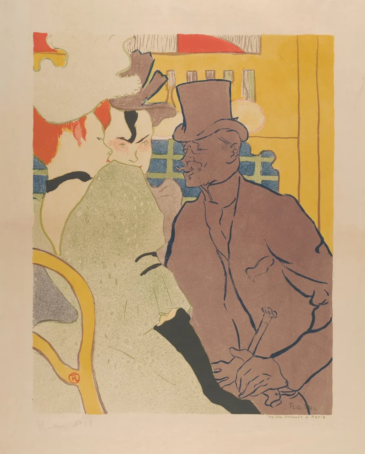 The Englishman at the Moulin Rouge, Henri de Toulouse-Lautrec