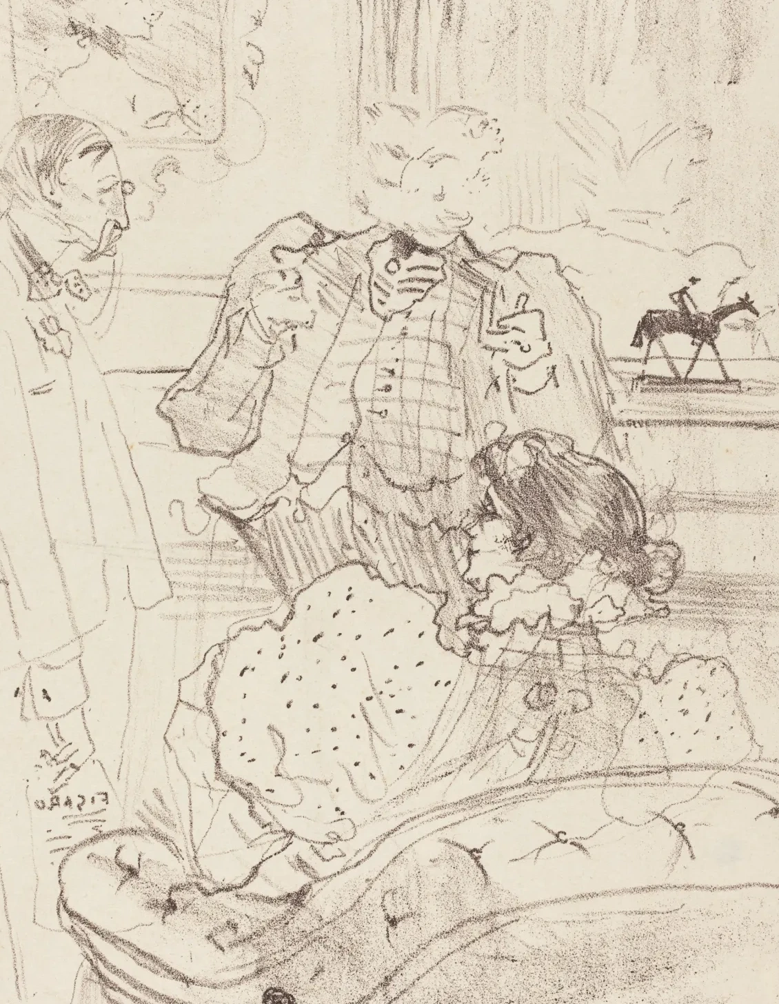 The Forfeit (La gage), Henri de Toulouse-Lautrec