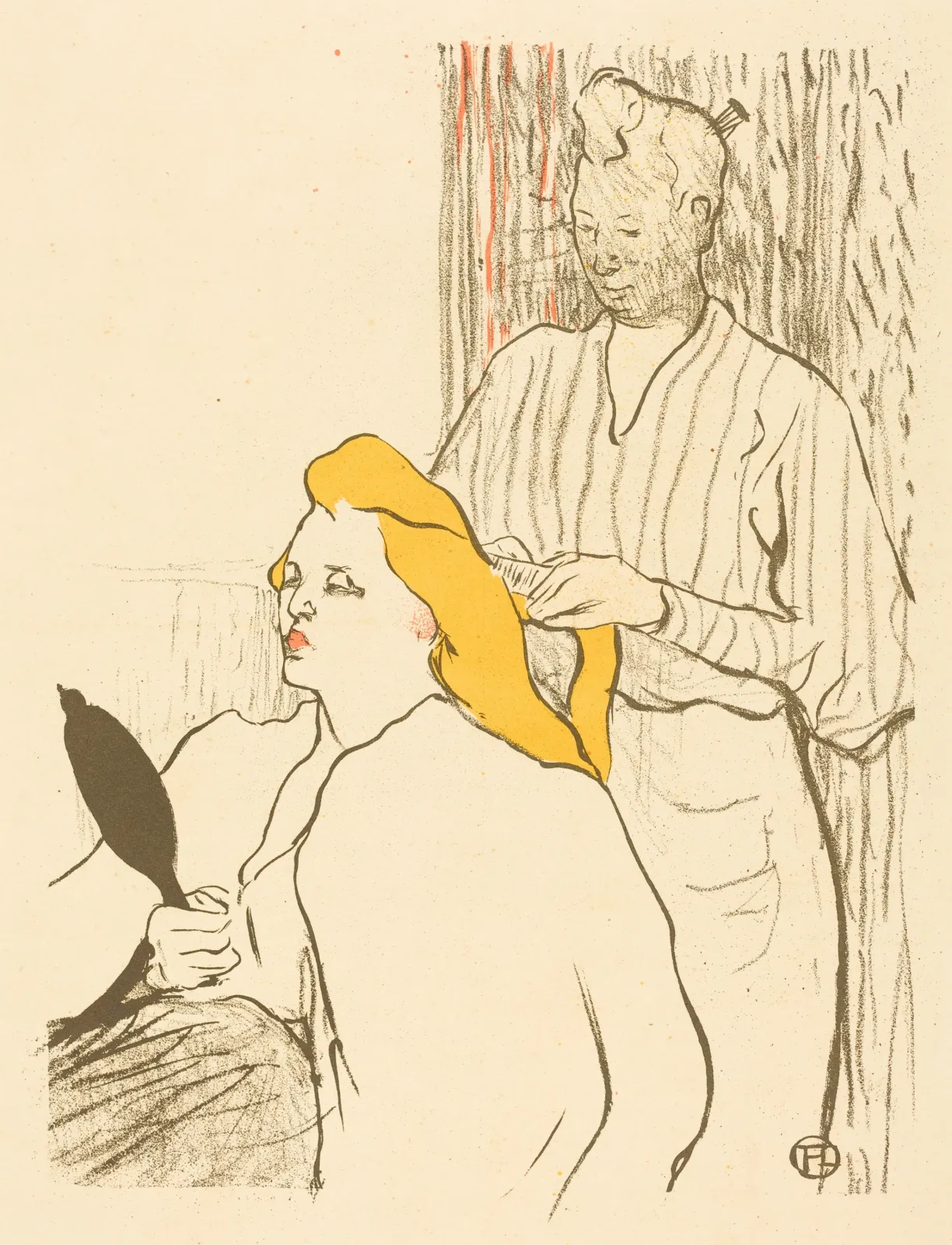 The Hairdresser - Program for the Théâtre Libre (Le coiffeur - Programme du Théâtre Libre), Henri de Toulouse-Lautrec
