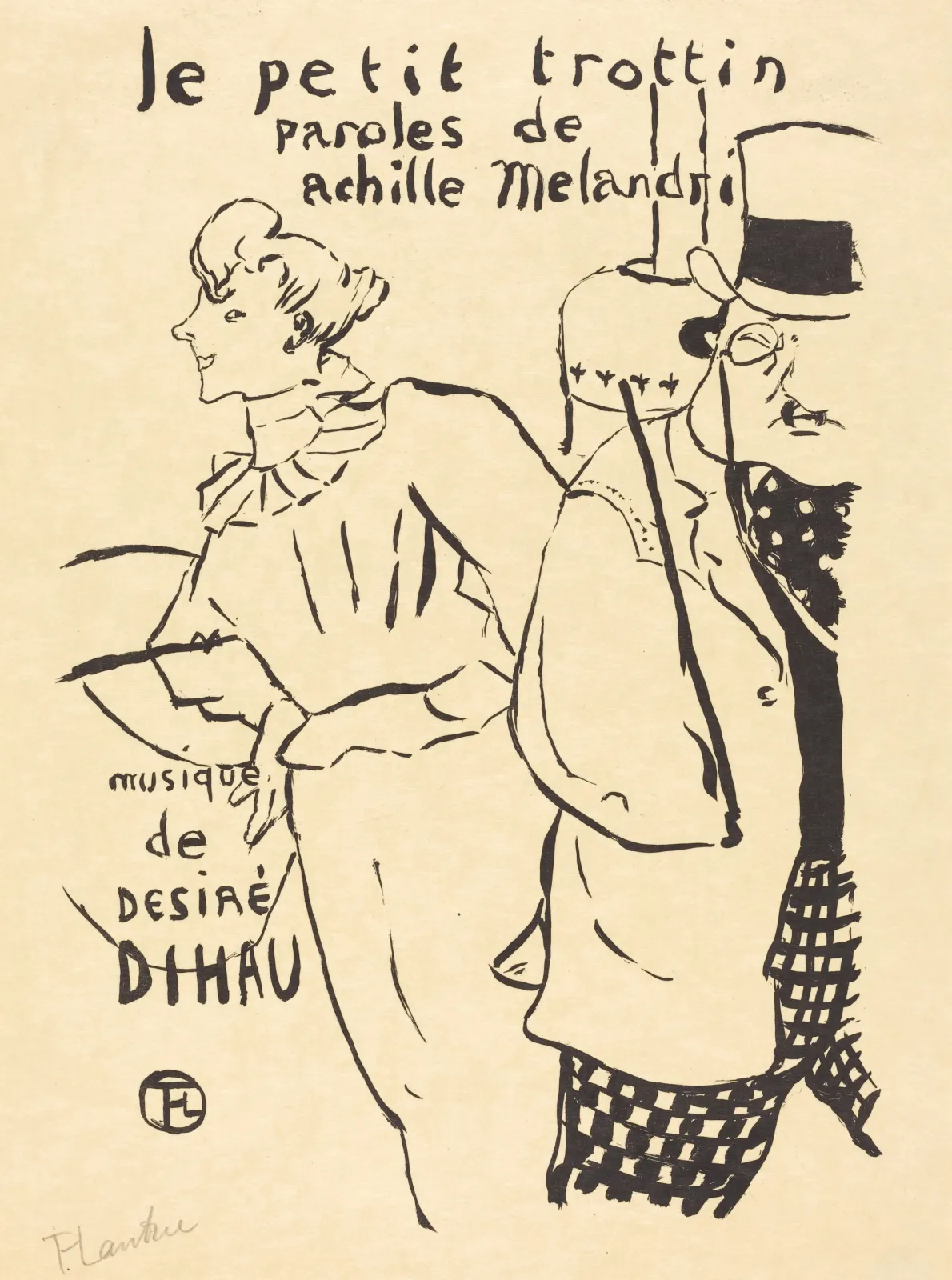 The Little Errand-Girl (Le petit trottin), Henri de Toulouse-Lautrec