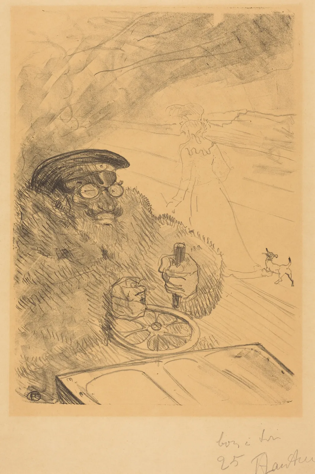 The Motorist (L'automobiliste), Henri de Toulouse-Lautrec