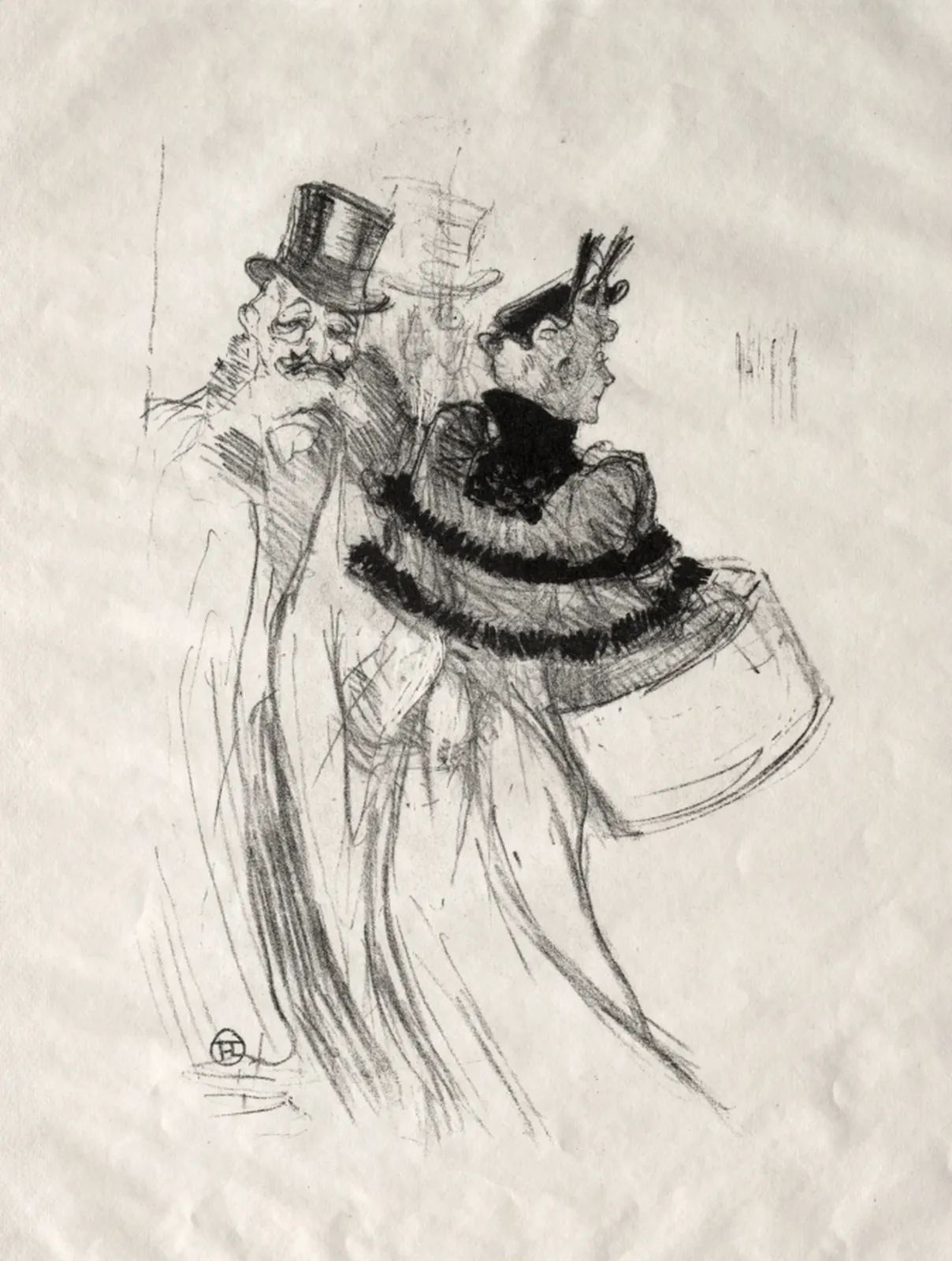 The Old Gentlemen, Henri de Toulouse-Lautrec
