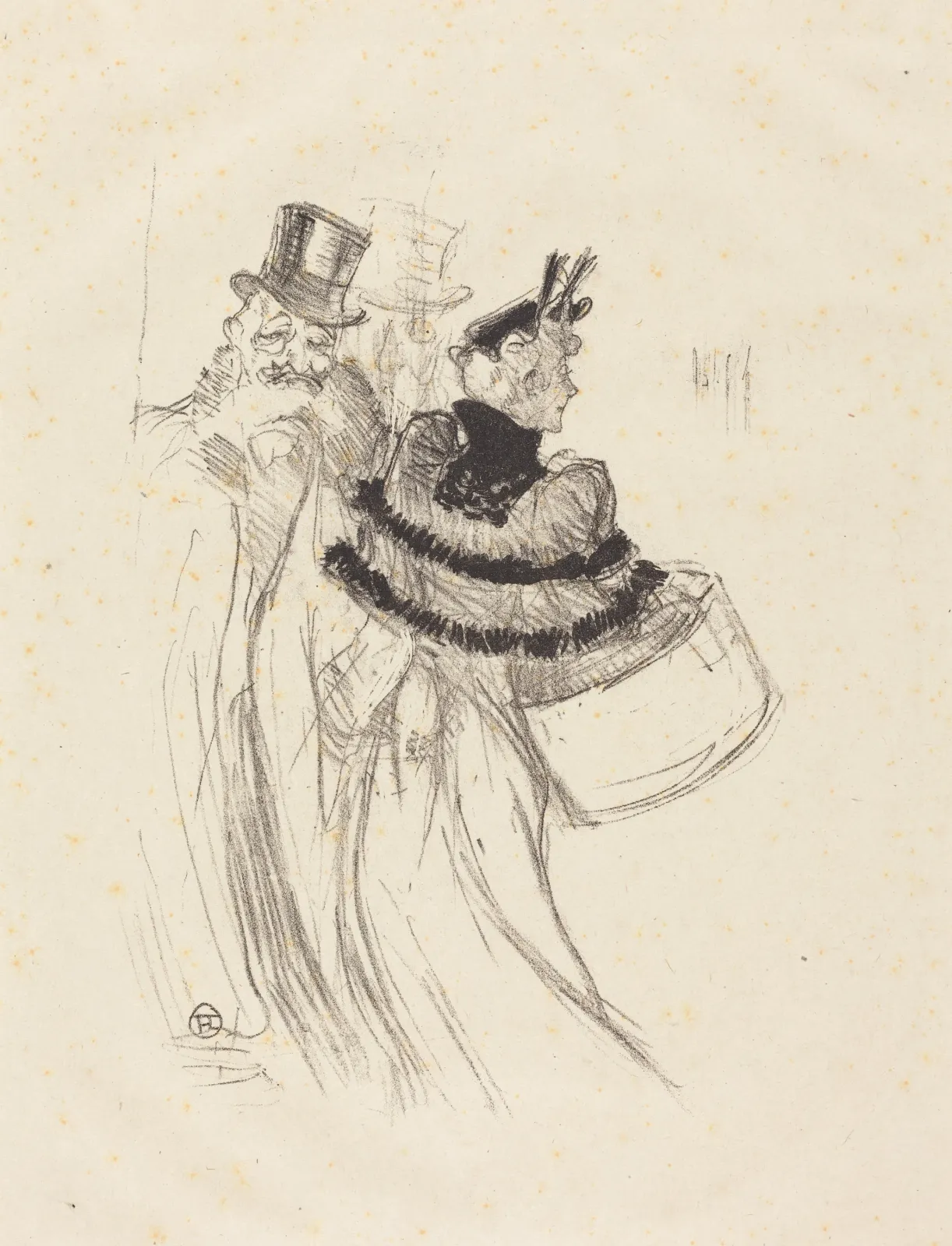 The Old Gentlemen (Les vieux messieurs), Henri de Toulouse-Lautrec