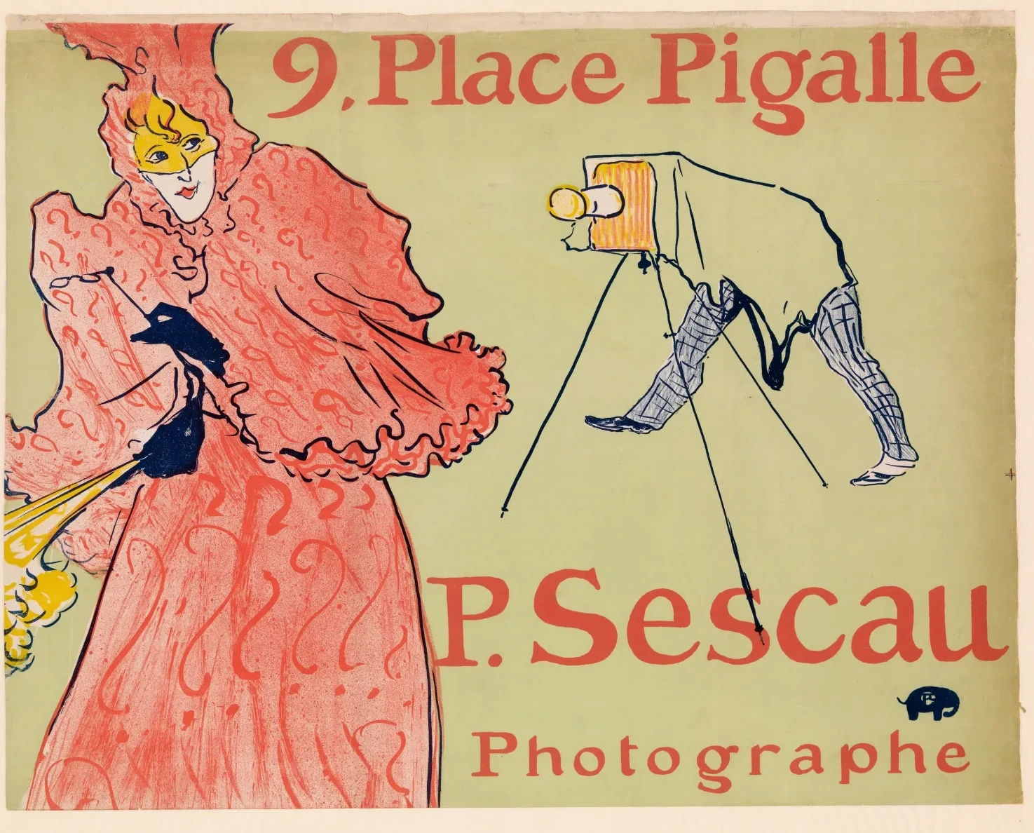 The Photographer Sescau (Le Photographe Sescau), Henri de Toulouse-Lautrec