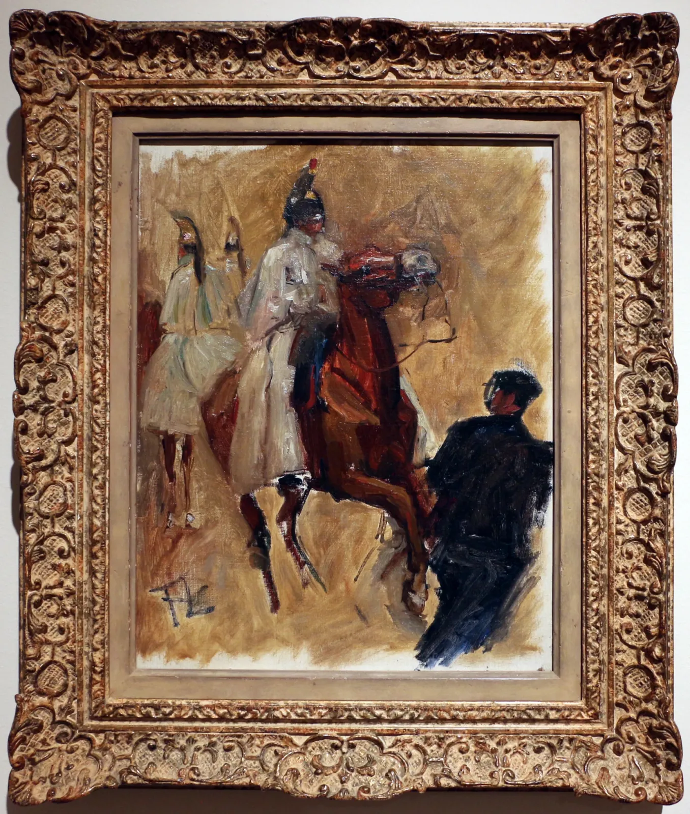 Three Cuirassiers, Henri de Toulouse-Lautrec