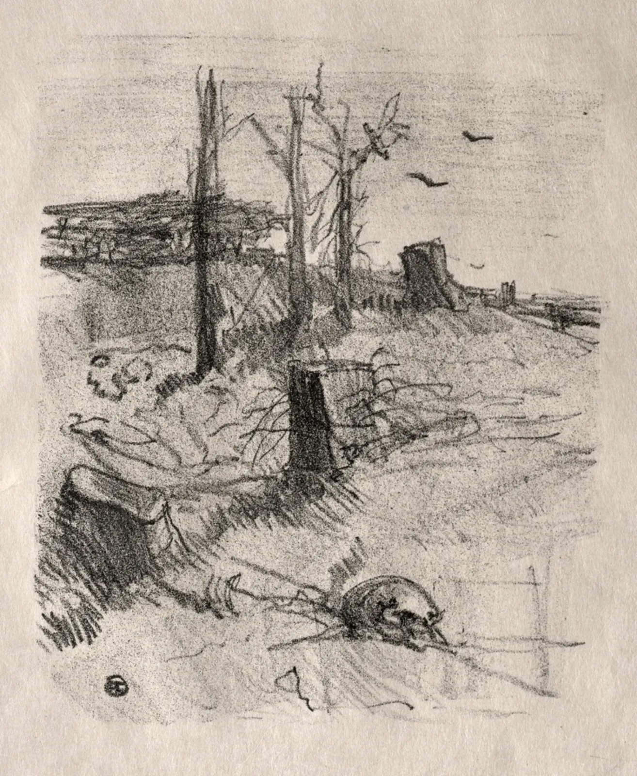 Un Cimetière en Galicie, Henri de Toulouse-Lautrec