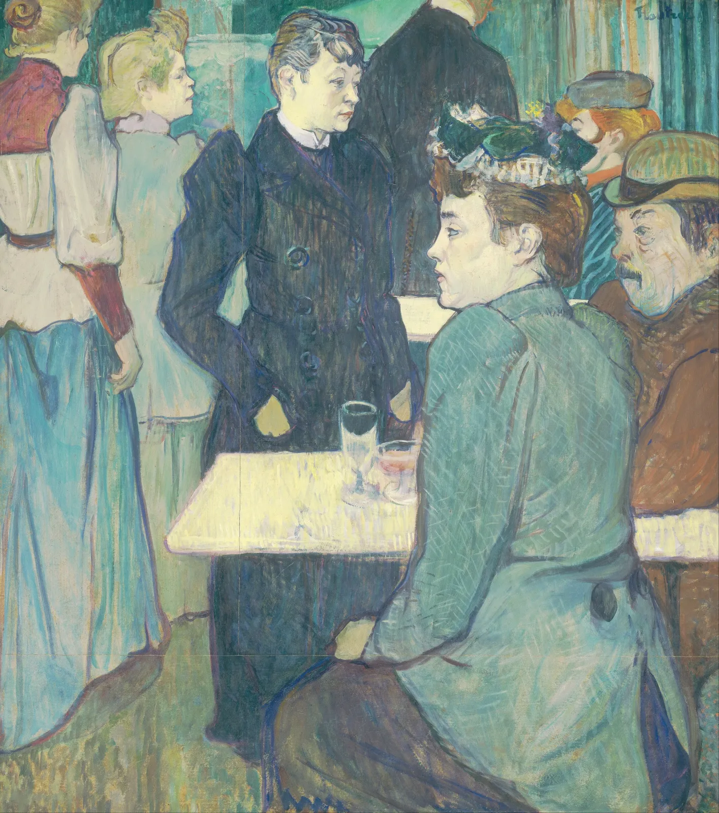 Un coin du Moulin de la Galette, Henri de Toulouse-Lautrec