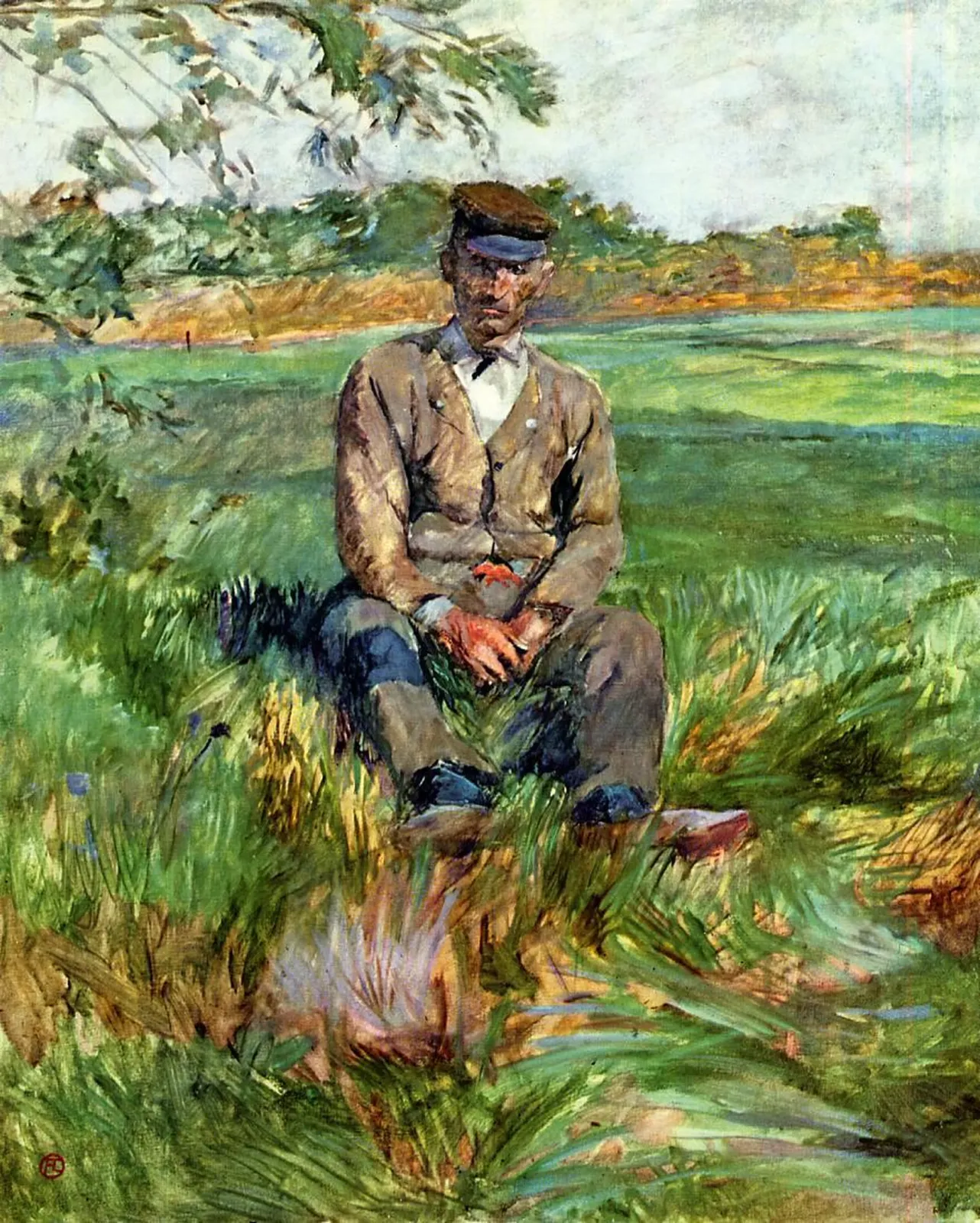 Un ouvrier à Céleyran, Henri de Toulouse-Lautrec