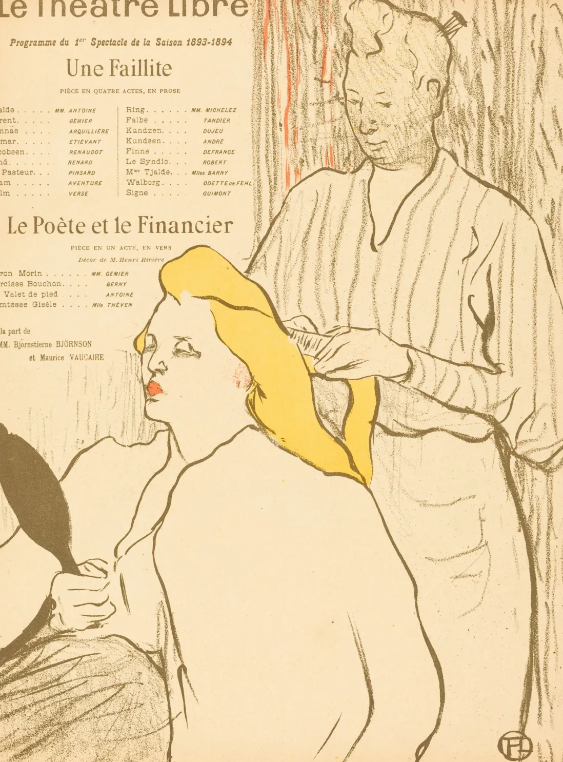 Une Faillite; Le Poète et le financier, Henri de Toulouse-Lautrec