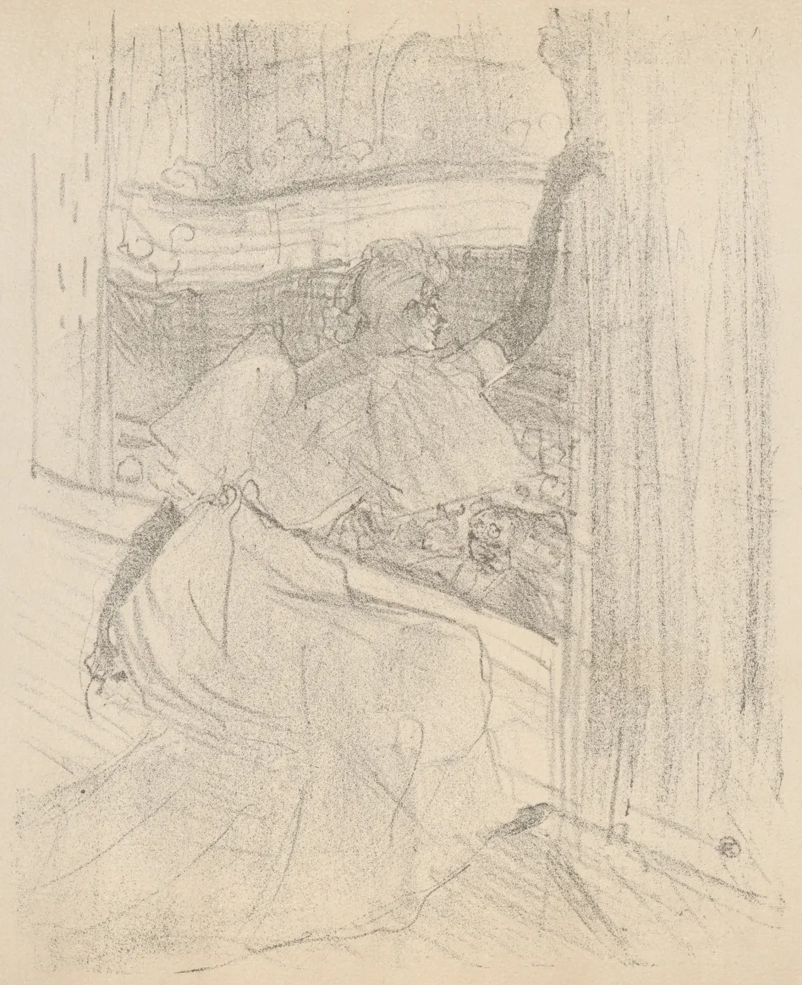 VIII. Saluant le Public, Henri de Toulouse-Lautrec